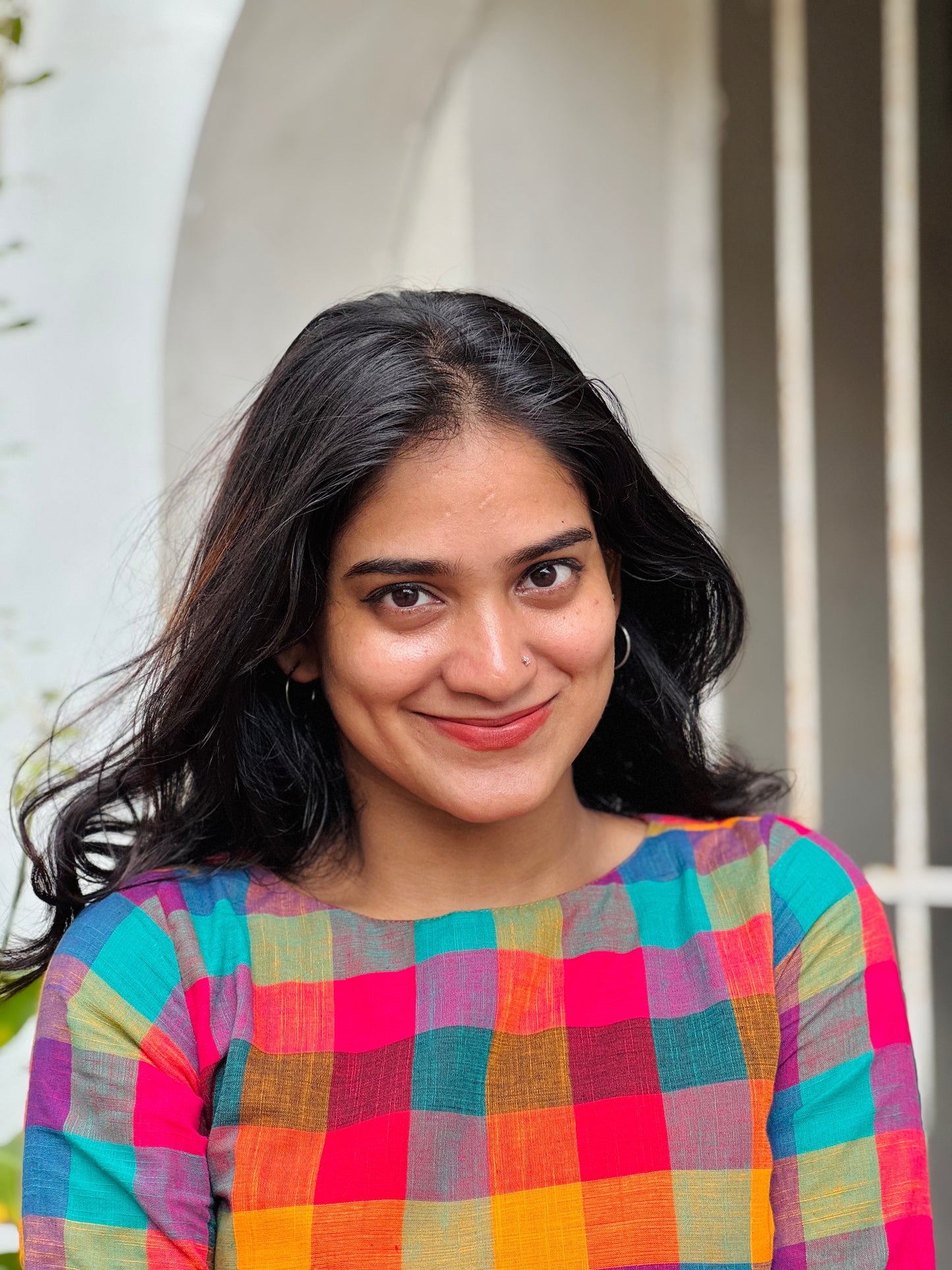 Madras Checks Crop Top