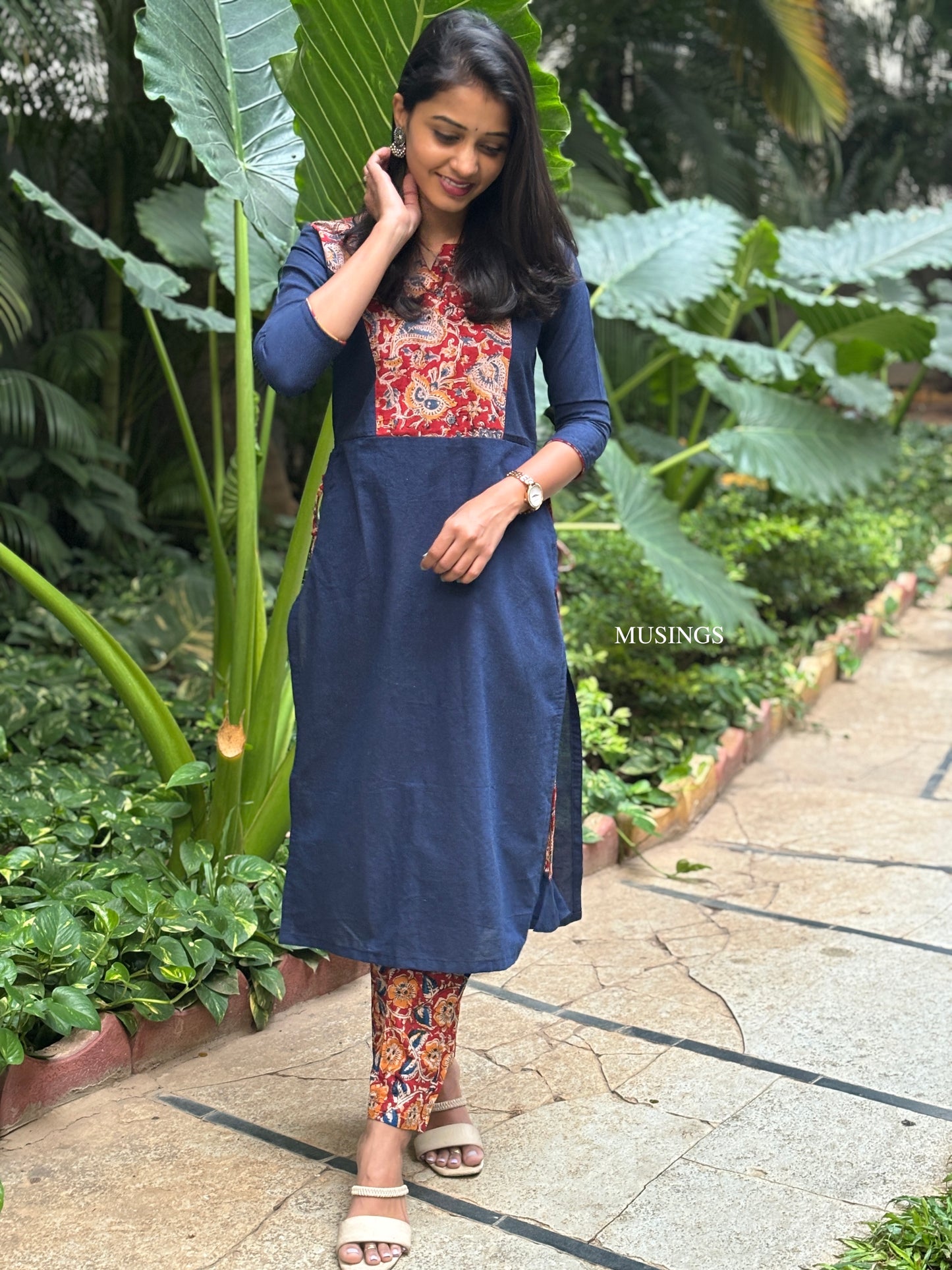 Naksha - Kalamkari x Handloom Kurta