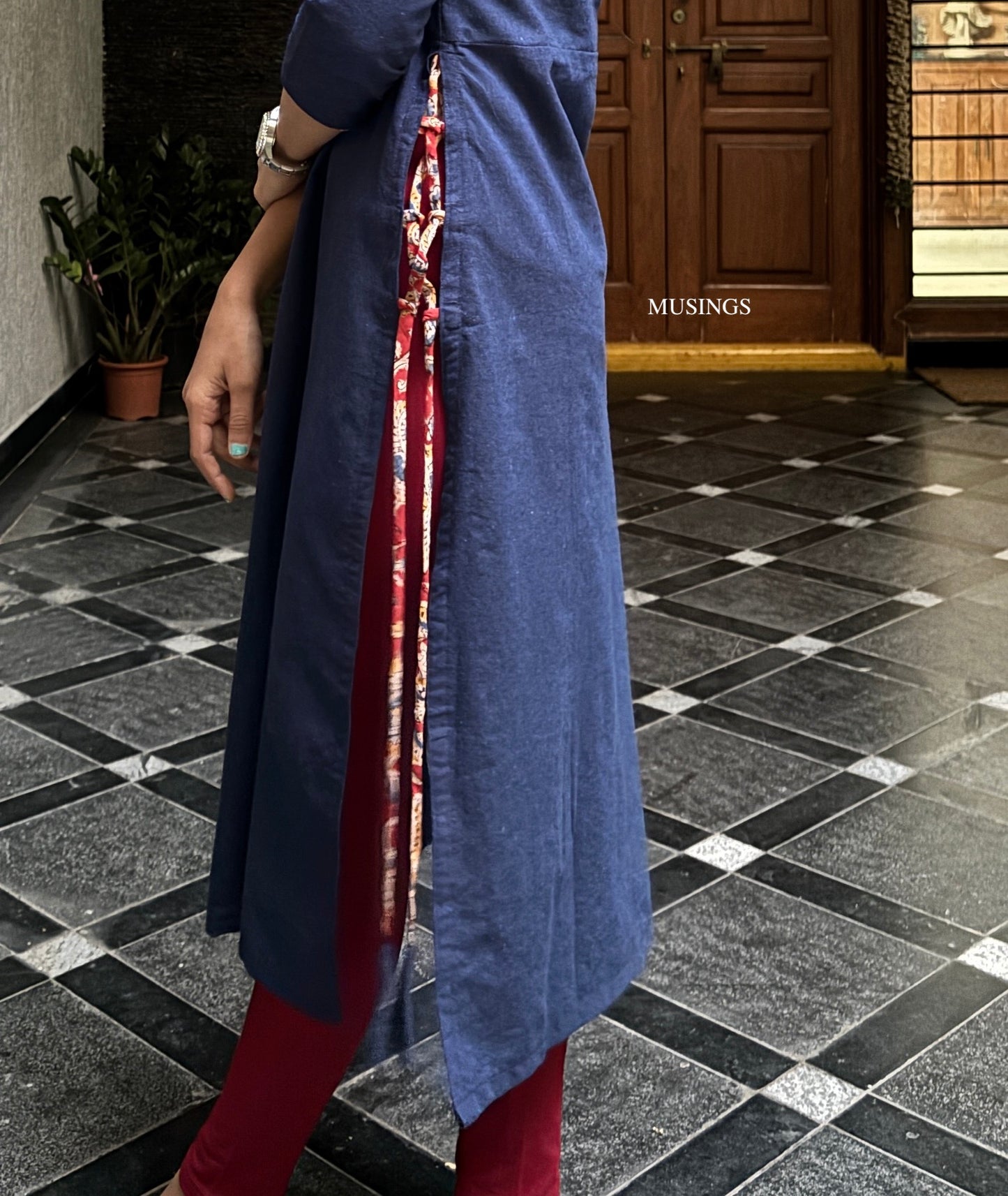 Naksha - Kalamkari x Handloom Kurta