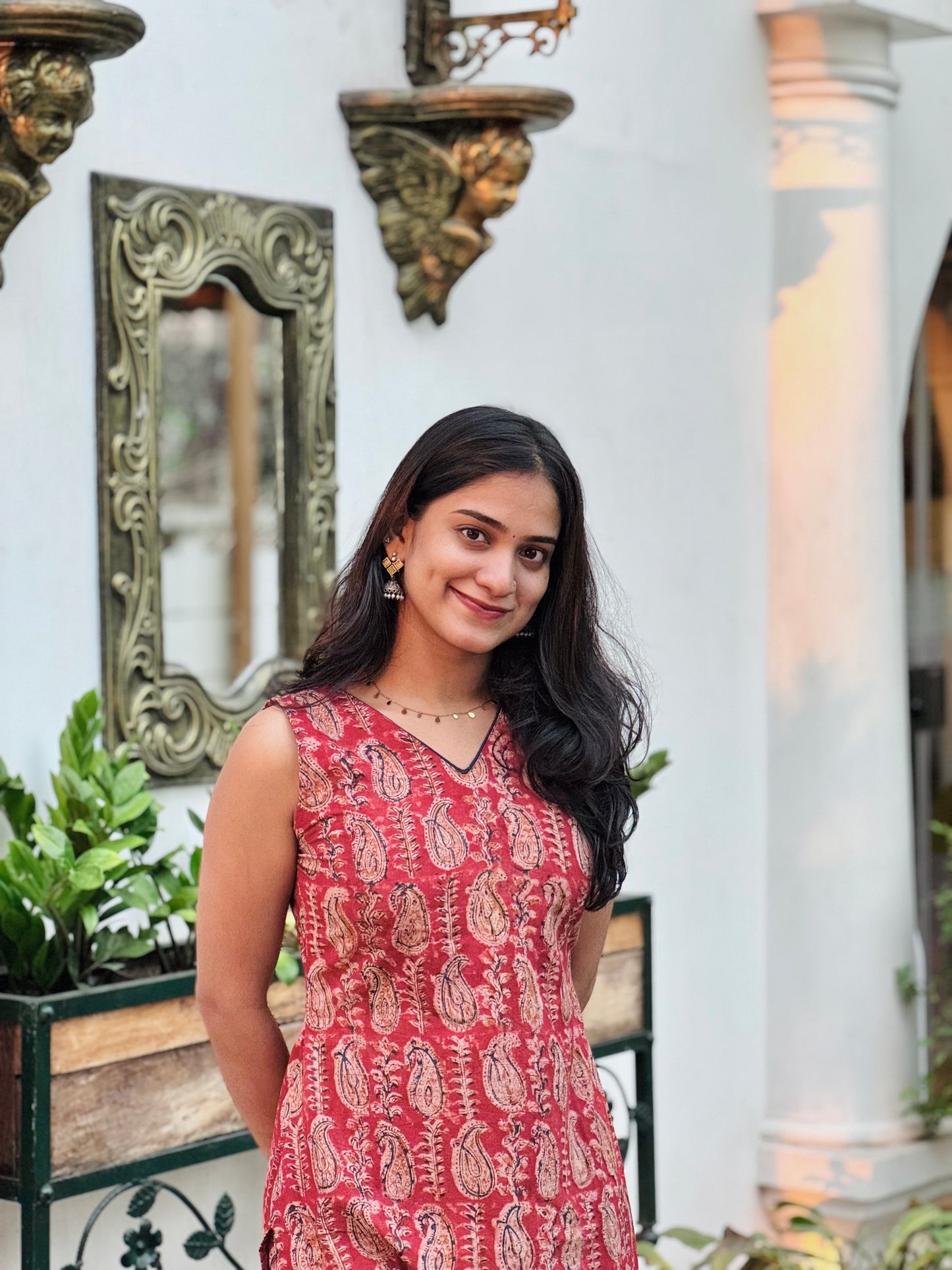 Roshani - Handblock Printed Kalamkari Kurta