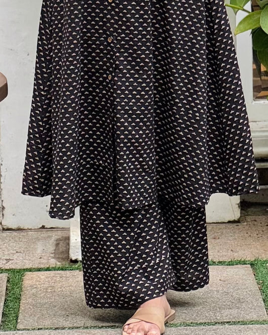 Zoya - Ajrakh Handblock Printed Pant