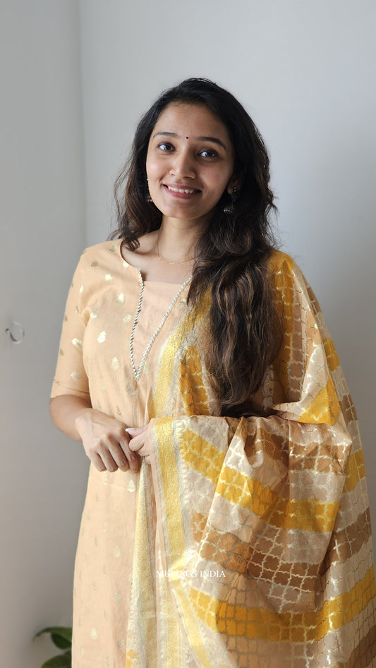 Iniya - Semi-Banarasi Suit