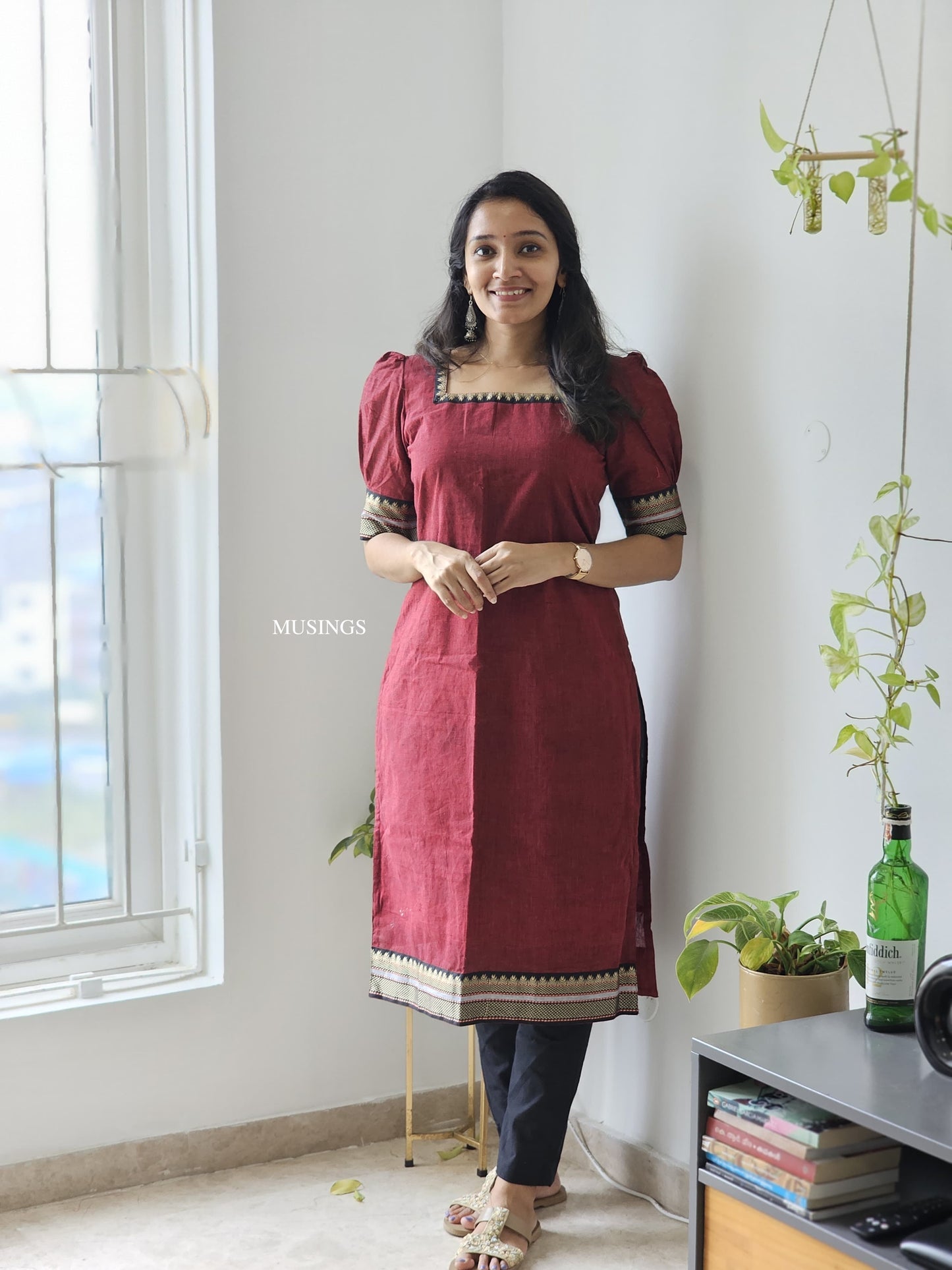 Amritha - Mangalgiri Temple Border Suit Set