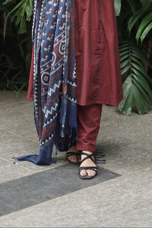 Bhumi - Handloom Cotton Straight Pants