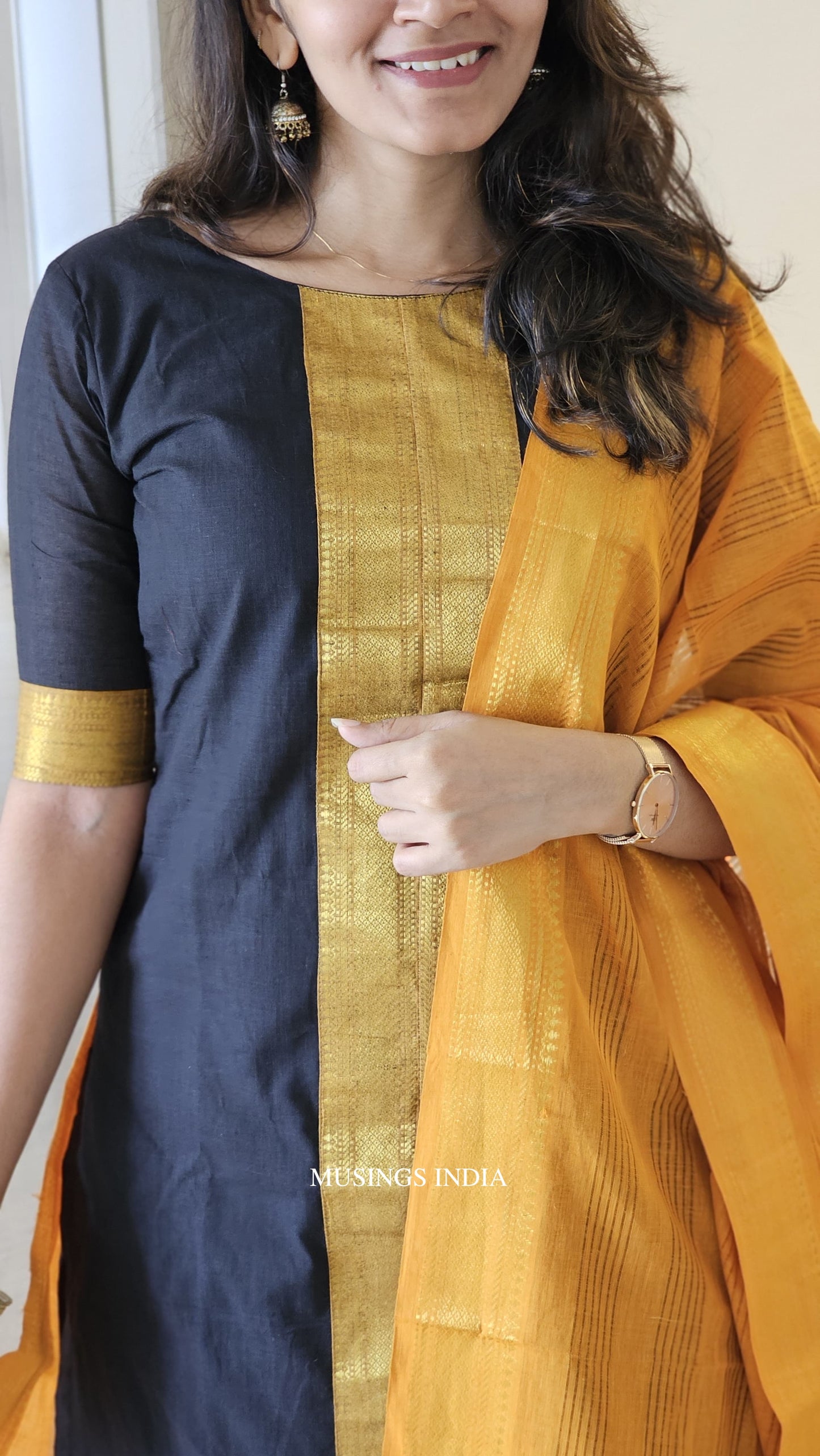 Shaambhavi - Mangalgiri Kurta Set