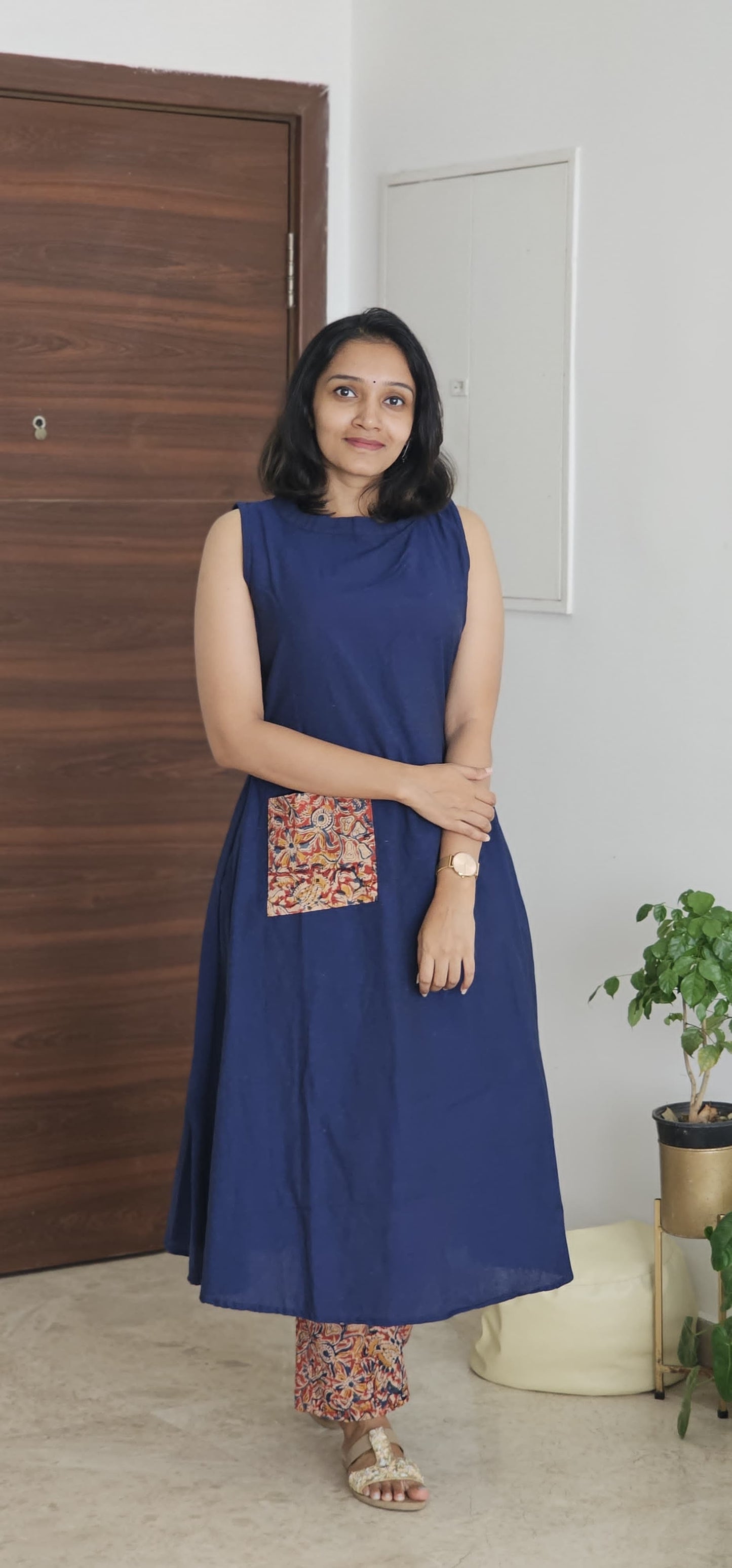 Nethra - Handloom x Kalamkari Kurta set