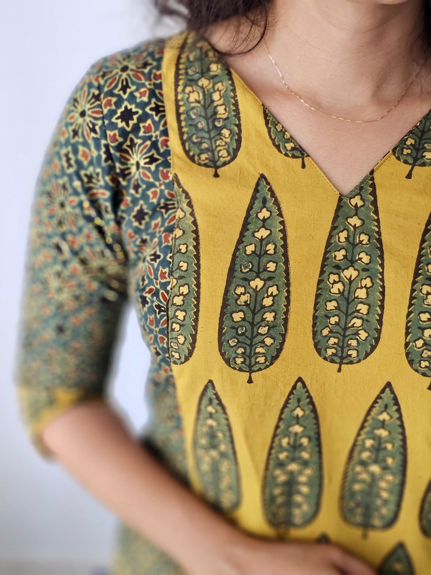 Ameira - Ajrakh Hand-block Printed