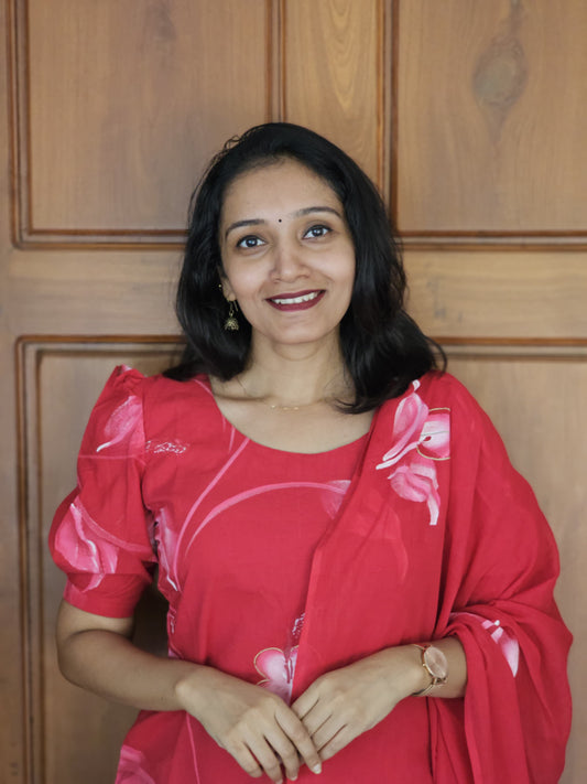 Ayana - Handbrush Painted Kurta Set