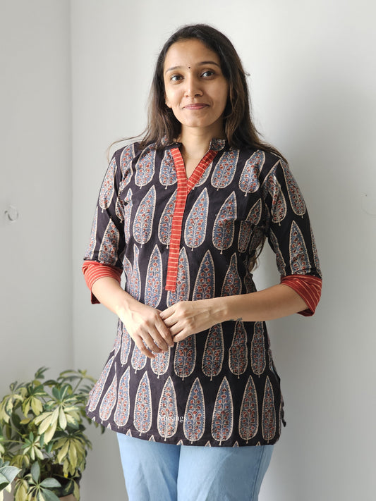 Lekha - Ajrakh Short Kurta