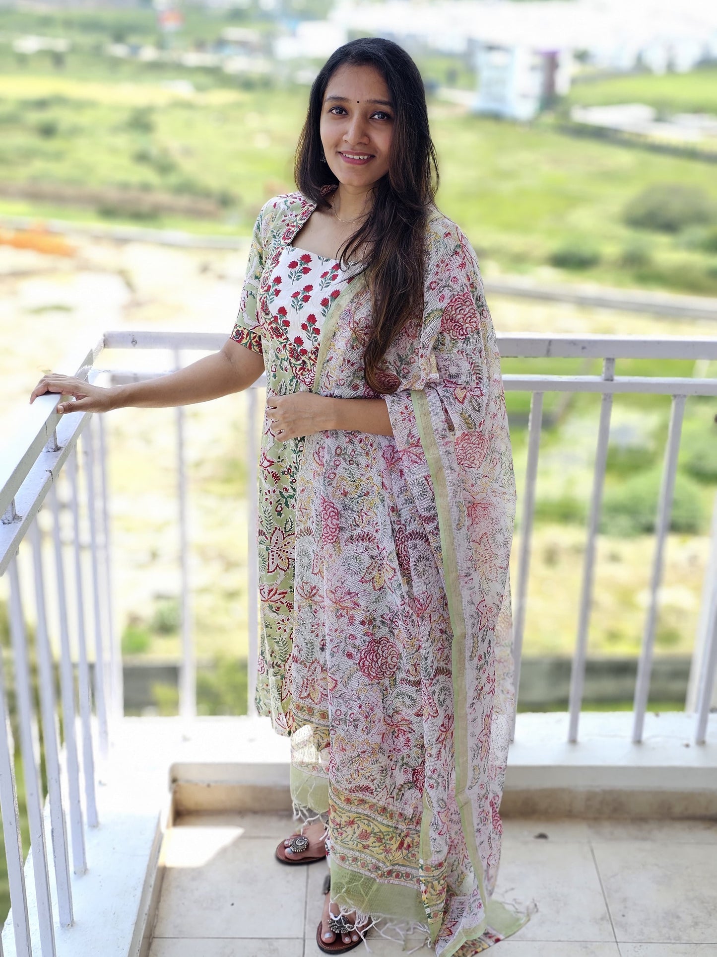 Keisha - Handblock printed salwar suit