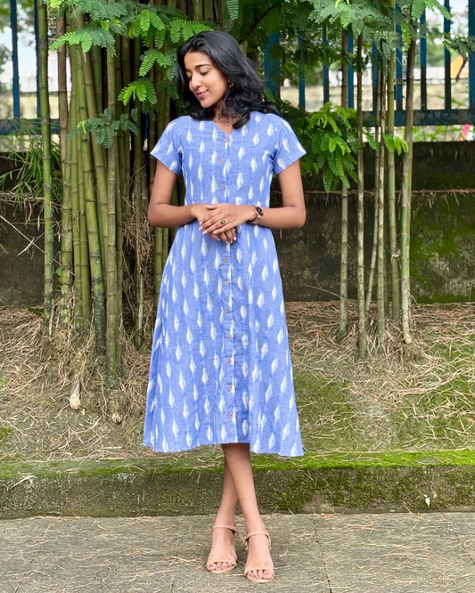 Alice - Ikkat A-line Dress